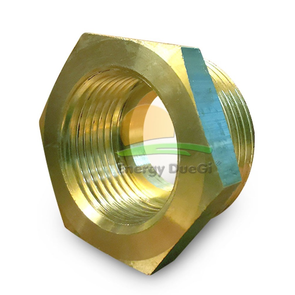 Raccordi In Ottone 3/4 Maschio X 1/2 Femmina - Set Da 4 Pezzi Per Tubazioni, Riduttori Lucidati - Foto 3