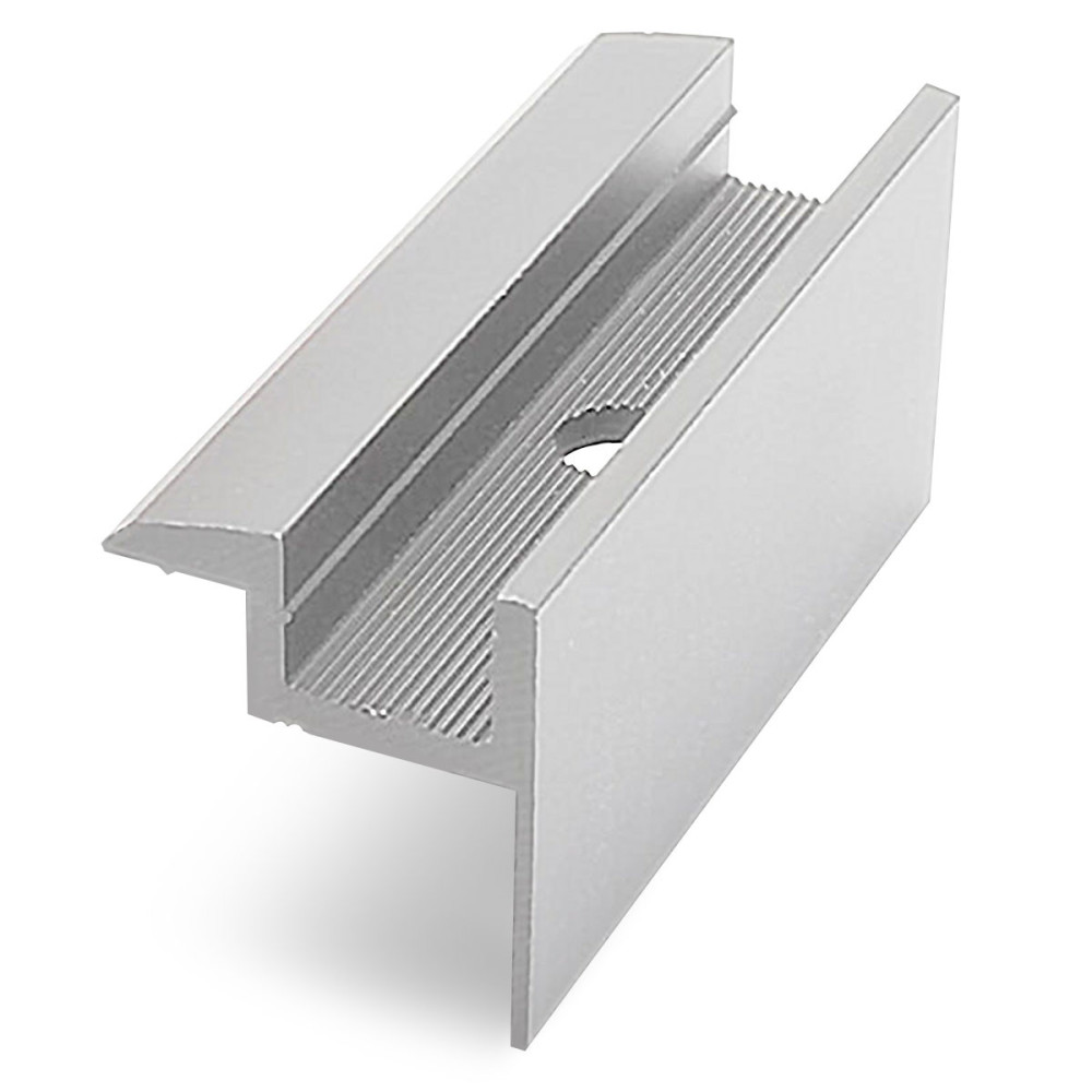 Staffe Per Pannelli Solari In Alluminio - Kit 12 Pezzi | Fissaggio Per Moduli Altezza 30-50 Mm - Foto 5