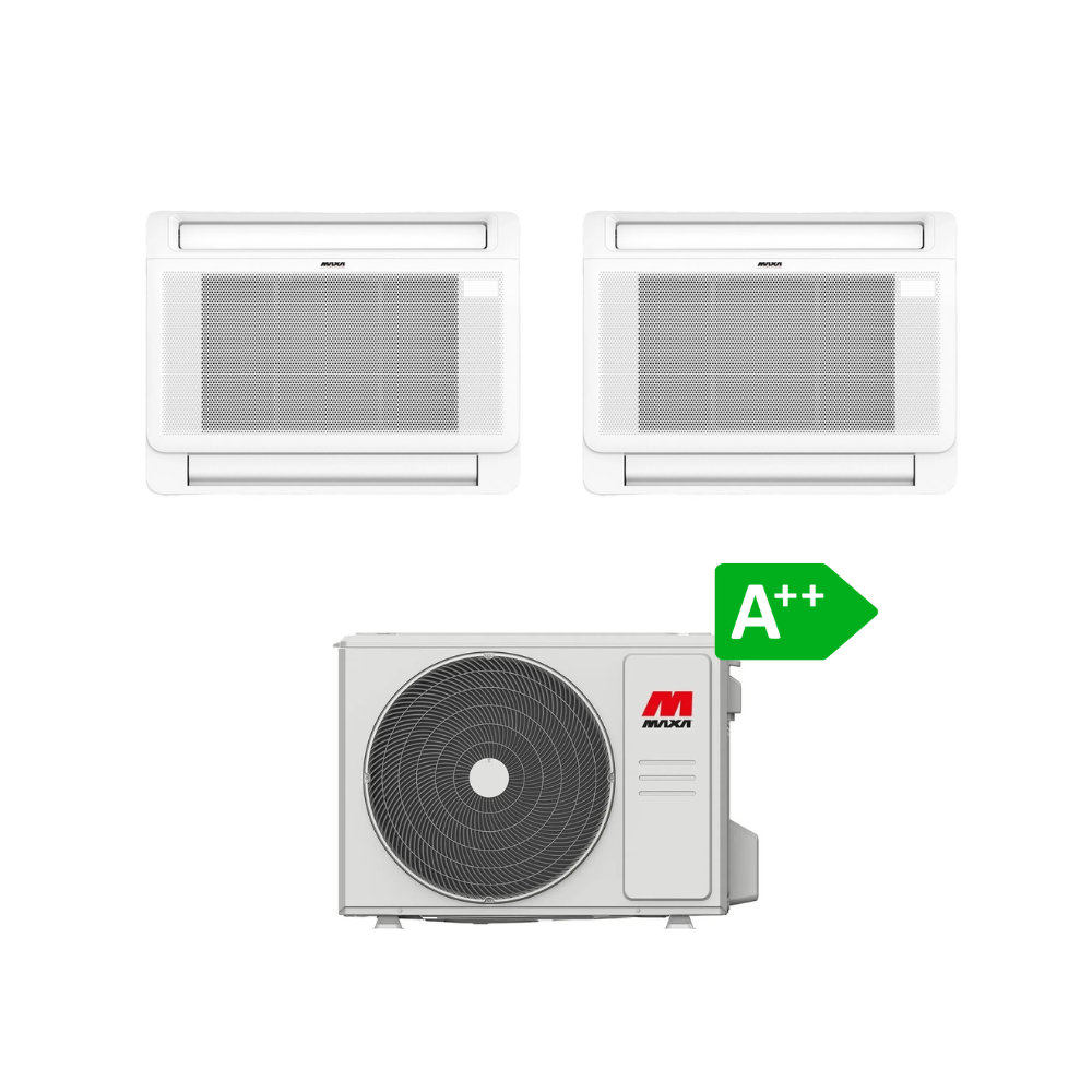 Console dual split Super DC R32 da 3,52 KW con predisposizione WiFi 12000 + 12000 Console dual split Super DC R32 da 3,52 KW con predisposizione WiFi 12000 + 12000
