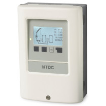 Gruppo di pompaggio solare a due vie da 3/4" M per impianti a svuotamento, centralina MTDC, flussometro 2-12 l/min