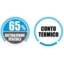 Caldaia a condensazione murale Daikin 35 kW ultracompatta per riscaldamento e produzione ACS