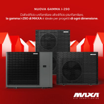 Pompa di calore inverter aria-acqua monoblocco i-290, 12 kW, monofase, accessori