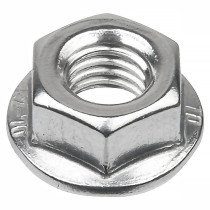 Dado esagonale flangiato acciaio INOX