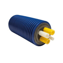 Tubazione flessibile preisolata Microflex QUADRO a quattro tubi 1xDN20 - 3xDN25 per riscaldamento, raffrescamento e ACS - prezzo