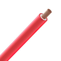 Cavo rosso per fotovoltaico, sezione 10 mm, lunghezza 100 metri lineari
