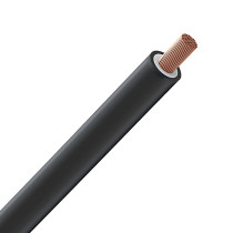 Cavo nero per fotovoltaico, sezione 10 mm, lunghezza 20 metri lineari