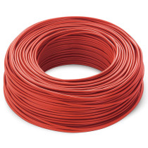 Cavo rosso per fotovoltaico, sezione 10 mm, lunghezza 1 metro lineare