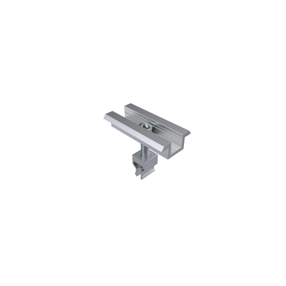 Morsetto Intermedio con Clip in Alluminio - Lunghezza 70 mm
