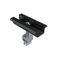 Morsetti Fissaggio Pannelli Fotovoltaici Staffa Pannello Solare 35 Mm - 4 Pezzi In Alluminio Anodizzato Supporti Pannelli Solari Z Shape - Foto 9