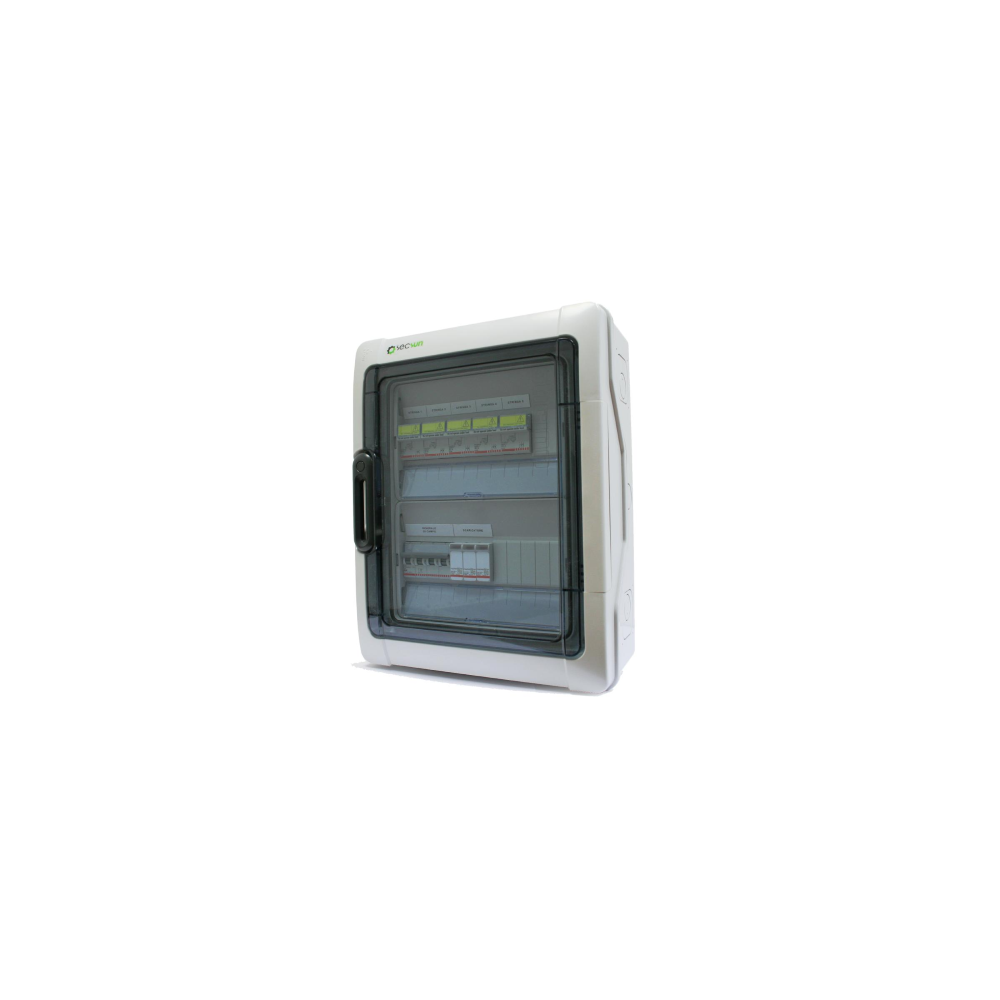Quadro di campo 5 stringhe in parallelo 600-1000VDC per fotovoltaico