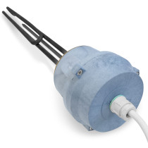 Resistenza elettrica corazzata monofase da 2 kW, termostato regolabile fino a 82°C
