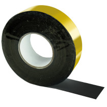 Nastro di giunzione nero retinato, lunghezza 10 m, larghezza 100 mm