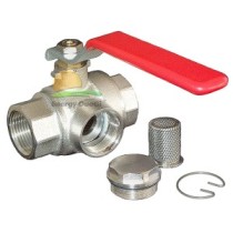 EFIELD - Valvola A Sfera In Ottone Pex A Da 3/4", Con