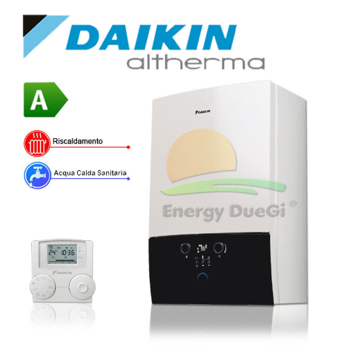 ED2CND024A1A - Caldaia a condensazione murale Daikin 24 kW ultracompatta  per riscaldamento e produzione acqua sanitaria istantanea con comando a  distanza - DAIKIN