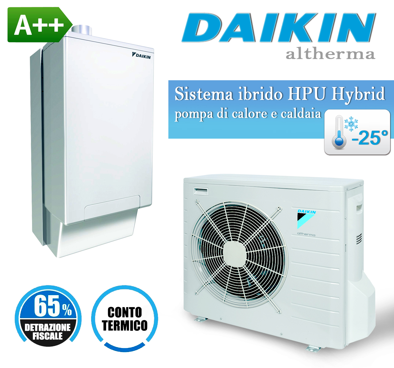 Daikin Hpu Hybrid Sistema Ibrido Con Pompa Di Calore E Caldaia